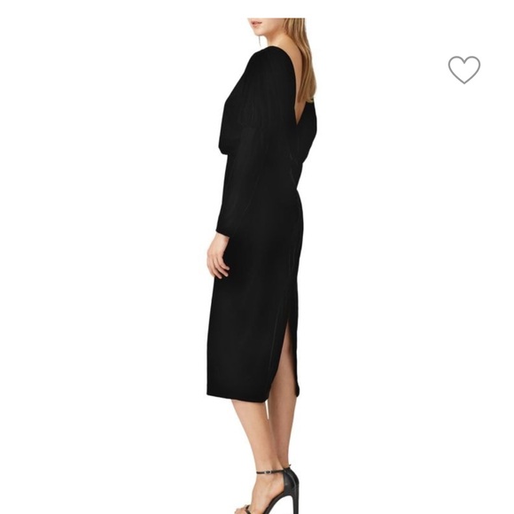 Rachel Zoe Emmaline Drape Back Velvet Dress - Picture 6 of 11